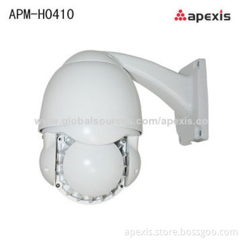 HD CCTV Uniform Speed Dome IP Camera with Power LED for Long Distance Infrared Night Viewing